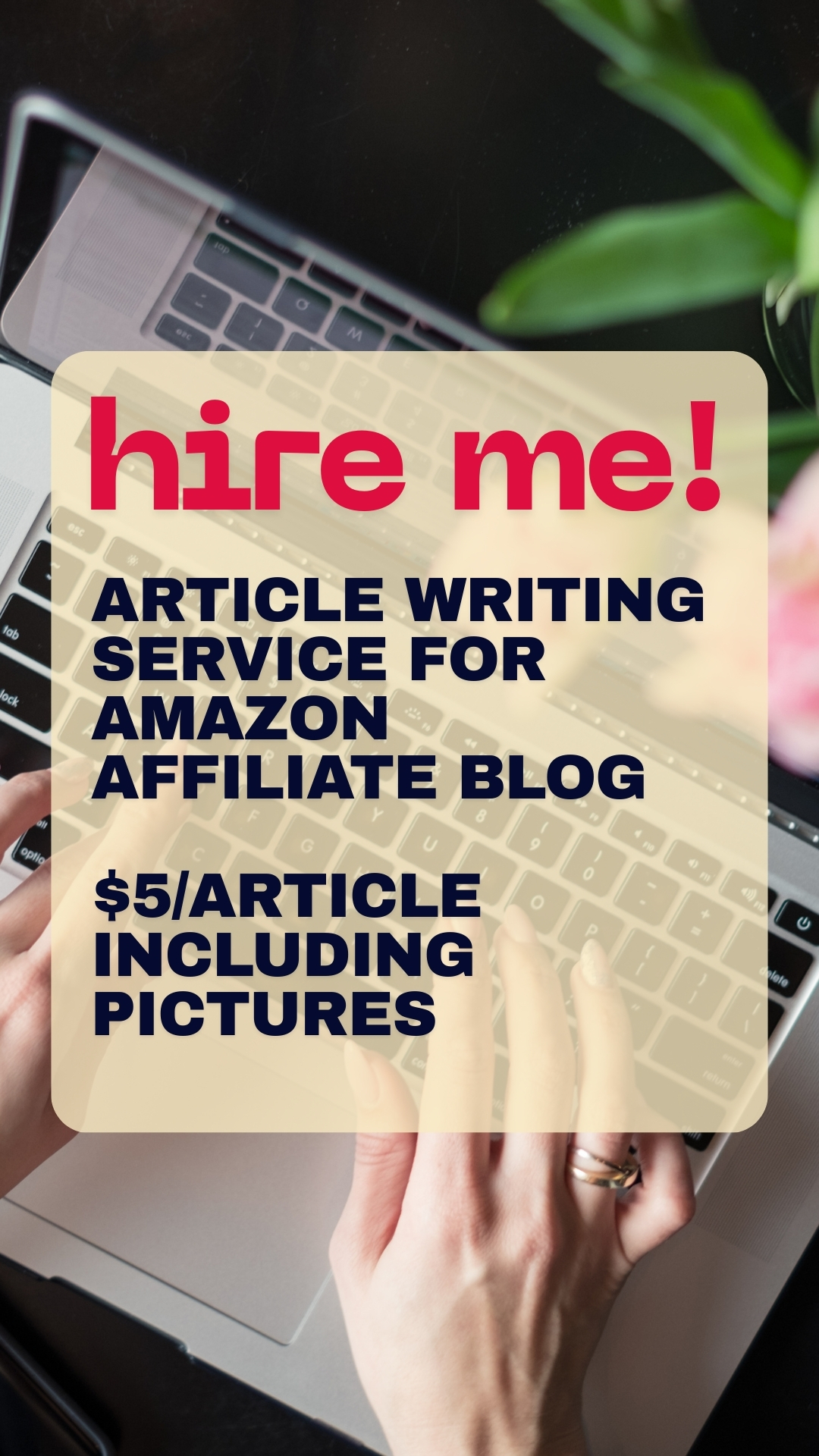 Article Writing for Amazon Affiliate Blog - ONLY $5/Article Including Pictures